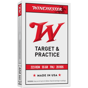 United States Association of Gun Owners Winchester Ammo W223K USA 223Rem 55gr Full Metal Jacket 20 Per Box/50 Case - $10.99 at United States Association of Gun Owners
