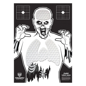 United States Association of Gun Owners Triumph Systems 031513001 Threat Down Reactive Splatter Target Zombie Hanging Paper 30"H x 22"W - $16.99 at United States Association of Gun Owners