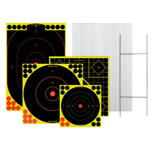 United States Association of Gun Owners Birchwood Casey 38102 Sharpshooter Stand & Target Kit Standing Paper Black/Yellow 1 Frame/4 Targets - $11.47 at United States Association of Gun Owners