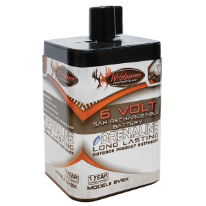 Wildgame Innovations WGIWGIBT0014 Spring Style Rechargeable Battery Black/Tan 6.0 Volts 5 mAh
