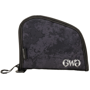 United States Association of Gun Owners Girls With Guns 9078 Midnight Handgun Case 8" Black/Shade Blackout Camo, Locking Zipper - $11.26 at United States Association of Gun Owners