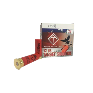 United States Association of Gun Owners American Tactical ATIACL12T75 12 Gauge 2.75in Target Load, 25-Round - $10.01 at United States Association of Gun Owners