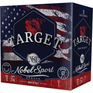 United States Association of Gun Owners Nobel NSI Target Nobel Speed Shotshell 12ga 2-3/4" 1oz 1300 fps #8 25/ct - $9.89 at United States Association of Gun Owners