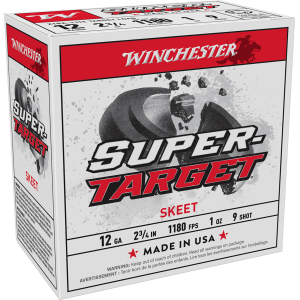 United States Association of Gun Owners Winchester Ammo TRGTL129 Super-Target Xtra-Lite 12Gauge 2.75" 1oz 9Shot 25 Per Box/10 Case - $9.56 at United States Association of Gun Owners