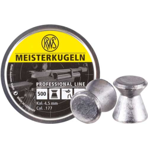 United States Association of Gun Owners RWS PELLETS 177 MEISTERKUGELN - 8.2 GRAINS PRO-LINE 500-PACK - $10.04 at United States Association of Gun Owners