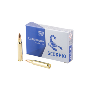United States Association of Gun Owners SCORPIO AMMO 223REM 55GR FMJ 20/1000 - $8.79 at United States Association of Gun Owners
