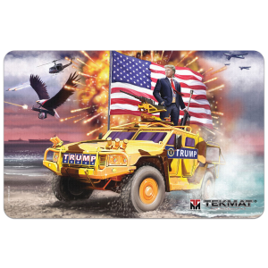 United States Association of Gun Owners TekMat TEKR17TRUMP Trump Cleaning Mat Multi-Color Rubber 11"x17" Trump Freedom Portrait - $8.95 at United States Association of Gun Owners