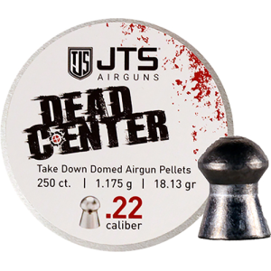 United States Association of Gun Owners JTS PELLETS DEAD CENTER 22 - DOMED 18.13GR 250CT - $11.65 at United States Association of Gun Owners
