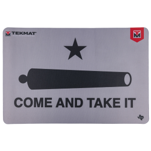 United States Association of Gun Owners TekMat TEKR17CATIC Cleaning Mat Black/Gray Rubber 11"x17" "Come And Take It"/Cannon - $8.38 at United States Association of Gun Owners
