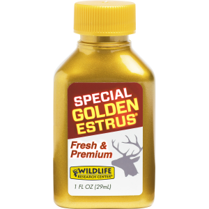 United States Association of Gun Owners Wildlife Research 405 Special Golden Estrus Deer Attractant Doe In Estrus Scent 1oz Bottle - $8.20 at United States Association of Gun Owners