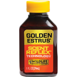United States Association of Gun Owners Wildlife Research 404 Golden Estrus Scent Reflex Deer Attractant 1 oz Bottle - $8.20 at United States Association of Gun Owners