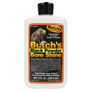 United States Association of Gun Owners Butchs 02949 Black Powder Bore Shine 8 oz Cleaner - $8.13 at United States Association of Gun Owners