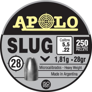 United States Association of Gun Owners Hatsan Apolo Slug Air Rifle Pellets .22 Cal 28 gr 250/ct - $8.68 at United States Association of Gun Owners