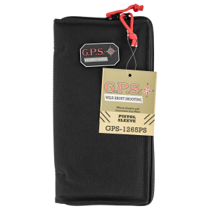 United States Association of Gun Owners GPS Bags 1265PS Pistol Sleeve Large Black Nylon with Locking Zippers & Thin Design Holds 1 Handgun - $8.08 at United States Association of Gun Owners