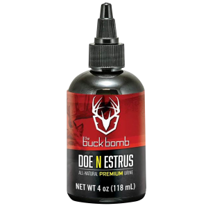 United States Association of Gun Owners The Buck Bomb 200008 Igniter Deer Attractant Doe In Estrus Scent 4 oz Squeeze Bottle - $7.95 at United States Association of Gun Owners