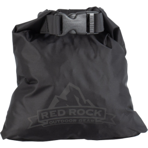 RED ROCK ROLL TOP DRY BAG - 1 LITER WATERPROOF BLACK