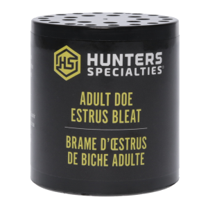 United States Association of Gun Owners Hunters Specialties 00167 Adult Doe Estrus Can Call Doe Sounds Attracts Deer Black - $7.63 at United States Association of Gun Owners