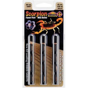 J-Ron H15026 50 Cal Sabot 260gr .451 Funnel Point Bullets, 12ct