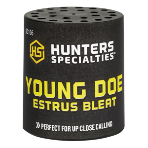 United States Association of Gun Owners Hunters Specialties 00166 Young Doe Estrus Can Call Doe Sounds Attracts Deer Black - $7.37 at United States Association of Gun Owners