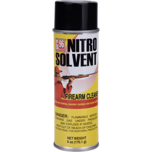 United States Association of Gun Owners G96 NITRO SOLVENT 6OZ. AEROSOL - SKEET & TRAP SHOOTERS - $7.59 at United States Association of Gun Owners