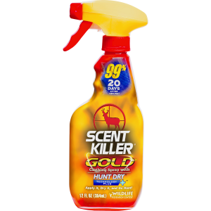 United States Association of Gun Owners Wildlife Research 1252 Scent Killer Gold Odor Eliminator Odorless Scent 12 oz Trigger Spray - $6.64 at United States Association of Gun Owners