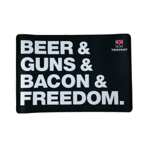 United States Association of Gun Owners TEKMAT MAT BEER/GUNS/BACON & FREEDOM - $6.84 at United States Association of Gun Owners