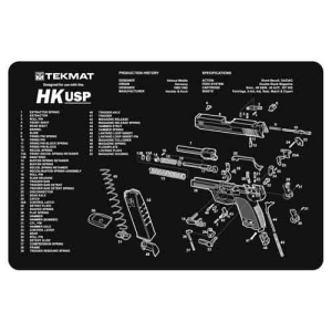 United States Association of Gun Owners TEKMAT ARMORERS BENCH MAT - 11"x17" HECKLER & KOCH USP - $10.00 at United States Association of Gun Owners