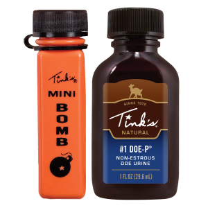 United States Association of Gun Owners Tinks W6249 #1 Doe-P w/Mini Bomb Deer Attractant Doe Urine Scent 1oz Bottle - $6.35 at United States Association of Gun Owners