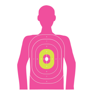 United States Association of Gun Owners EZ-Aim 15646 In the Pink Paper Works w/Handgun/Shotgun/Airsoft Gun/BB Guns/Pellet Gun 12 x 18 Pink 8 Pack - $6.17 at United States Association of Gun Owners