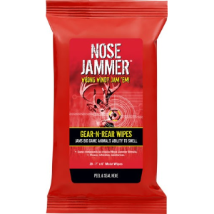 United States Association of Gun Owners NOSE JAMMER GEAR AND REAR - WIPES 7"x6" 20 WIPES PER PACK - $6.29 at United States Association of Gun Owners