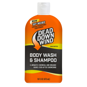 United States Association of Gun Owners Dead Down Wind 121618 Shampoo/Body Wash Odor Eliminator Unscented Scent 16 oz - $6.08 at United States Association of Gun Owners