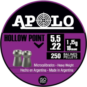 United States Association of Gun Owners Hatsan Apolo Hollow Point Air Rifle Pellets .22 Cal 18 gr 250/ct - $5.82 at United States Association of Gun Owners
