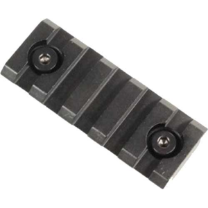 GUNTEC REMOVABLE ACCY RAIL - 2" KEYMOD BLACK