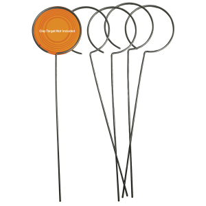 United States Association of Gun Owners Birchwood Casey 49010 Clay Holder Stand Target Stand Silver Wire Standing 5 Pack - $5.49 at United States Association of Gun Owners