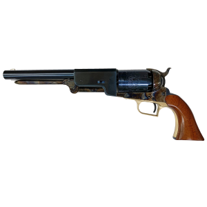 Cimarron CA020C00 1847 Walker Dragoon US 44 6 Shot 9" Blued Steel Barrel Blued Engraved Cylinder Color Case Hardened Steel Frame Walnut Grip Exposed Hammer