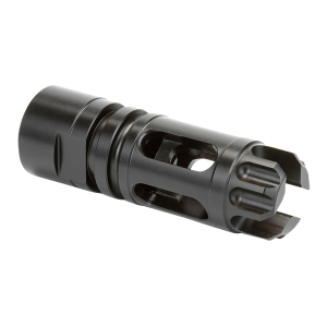 United States Association of Gun Owners Griffin Armament XHP762FCM Gate-LOK Flash Comp Black Nitride 17-4 Stainless Steel with 5/8"-24 tpi Threads, 2.77" OAL & .863" Diameter for 30 Cal 30SD, M4SD Silencers & QD Blast Shield - $104.45 at United States Association of Gun Owners