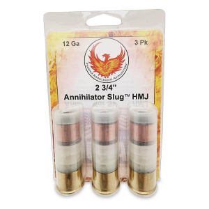 United States Association of Gun Owners Phoenix Rising Annihilator Slug Shotshell 12ga 2-3/4" 485gr Slug 1540 fps 3/ct - $21.44 at United States Association of Gun Owners