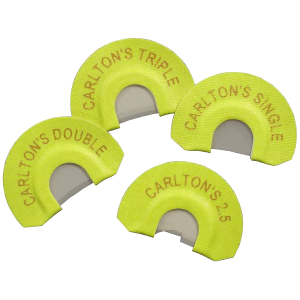 United States Association of Gun Owners Wayne Carlton's Calls 70314 Essential Elk Diaphragm Call Single/Double/Triple/2.5 Reed Attracts Elk Yellow 4 Per Pkg - $11.52 at United States Association of Gun Owners