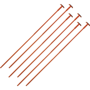 GSS ORANGE RIFLE RODS .22 - CALIBER 6-PACK