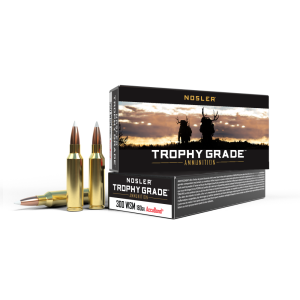 United States Association of Gun Owners Nosler Accubond Trophy Grade Rifle Ammunition .300 WSM 180 gr PT 2950 fps 20/ct - $90.26 at United States Association of Gun Owners