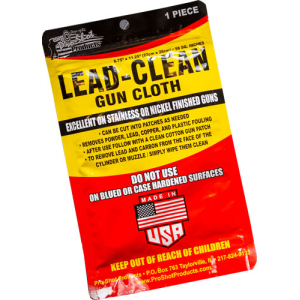 United States Association of Gun Owners PRO SHOT LEAD CLEAN GUN CLOTH - 8.75"X11.25" 3PK - $6.97 at United States Association of Gun Owners