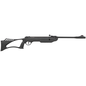 Umarex 2244020 Explorer Youth Spring Piston 177 Pellet 1rd Black Rec/Barrel Black All Weather Thumbhole Stock
