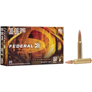 United States Association of Gun Owners Federal Fusion .30-06 Springfield 150gr Boat Tail Rifle Ammo, 20-Round - $37.65 at United States Association of Gun Owners