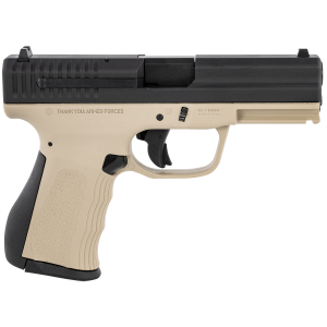United States Association of Gun Owners FMK G9C1G2RSS 9C1 G2 9mm Luger 14+1 4" Black Stainless Steel Barrel, Black Serrated Carbon Steel Slide, Desert Sand Polymer Frame w/Picatinny Rail, Black Backstrap Grip - $254.99 at United States Association of Gun Owners