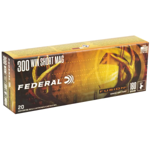 United States Association of Gun Owners Federal Fusion .300 WSM 180gr Boat Tail Rifle Ammo, 20-Round Box - $49.82 at United States Association of Gun Owners