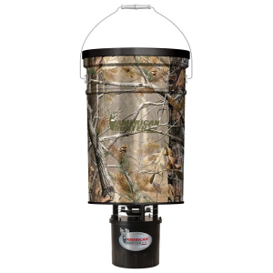 American Hunter R50PROAP 50lb Metal Hopper Camo Feeder