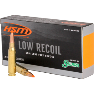 United States Association of Gun Owners HSM 6.5 Creedmoor 140 Gr Low Recoil SBT Rifle Ammunition, 20-Round - $39.98 at United States Association of Gun Owners