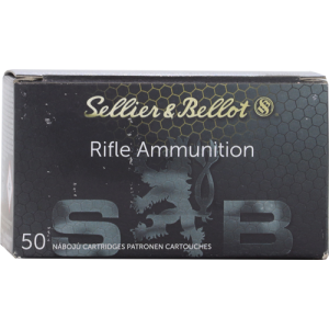 United States Association of Gun Owners Sellier & Bellot SB30A .30 Carbine 110gr FMJ Rifle Ammo, 50-Round - $34.62 at United States Association of Gun Owners