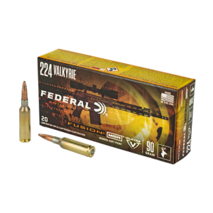 United States Association of Gun Owners Federal Fusion .224 Valkyrie 90gr Boat Tail Rifle Ammo, 20-Round - $33.54 at United States Association of Gun Owners