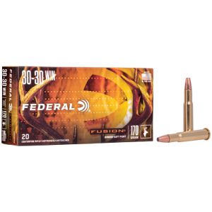 United States Association of Gun Owners Federal Fusion .30-30 Winchester 170gr Flat Nose Rifle Ammo, 20-Round - $31.44 at United States Association of Gun Owners